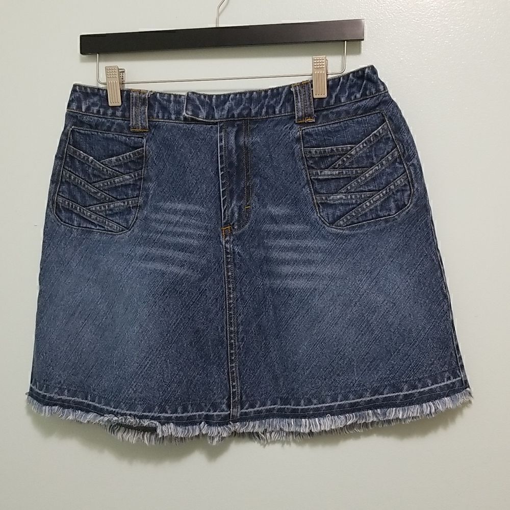 Spiegel, 100% cotton denim skirt. Size 10.